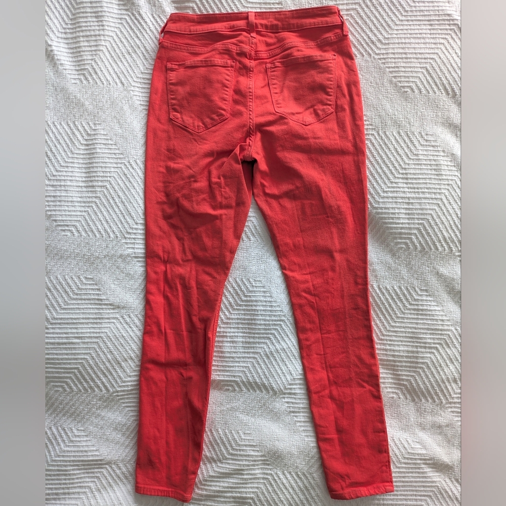 Old Navy Women's Bright Pink Jeans, Rockstar Super Skinny - Picture 2 of 11